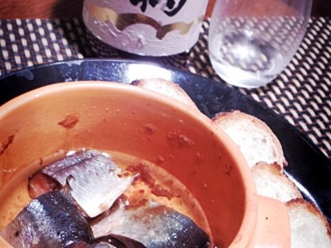 うちバル、秋刀魚のコンフィ